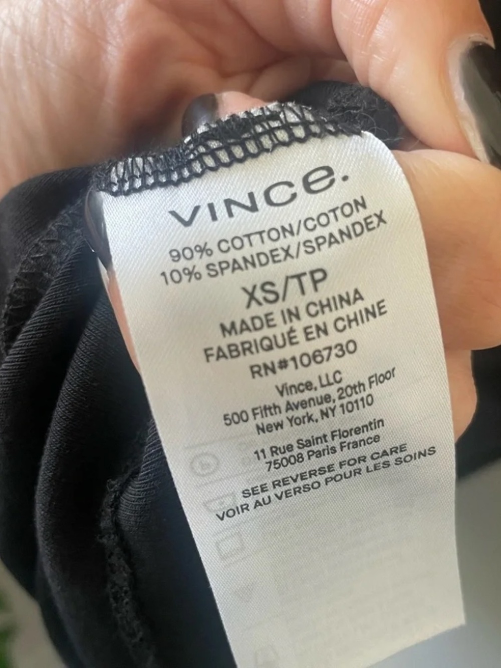 Vince Sleeveless Trapeze Dress Black Size XS - Picture 4 of 4